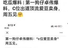 娱乐圈吃瓜爆料卓伟视频,吃瓜群众纷纷热议